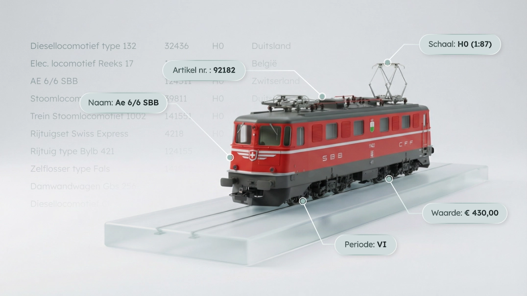 Modeltreinen inventariseren met Excel: structuur en overzicht