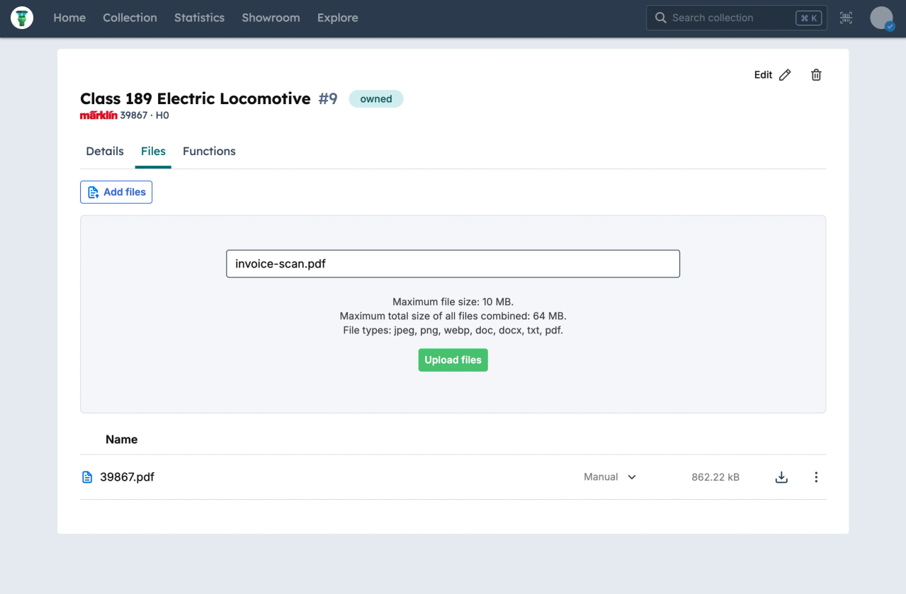 Save documents with your model trains